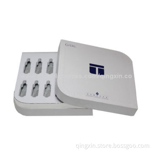 Paper Rigid Gift Box, Specialty Paper, Silver Art Card, Laminated with Thick Cardboard